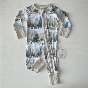 🎄 Riley & Rett New York City Bamboo Christmas Romper